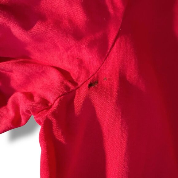 Vintage 1950s Little Star Girls Dress Sz 10 Red Green Plaid Peter Pan Collar - Picture 6 of 11